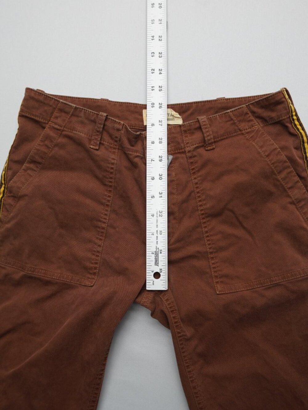 Nili Lotan Jenna Pants with Side Tape in Rust Size 4‎ - Picture 12 of 14